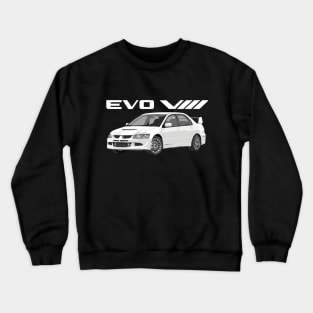 wicked white evo 8 Crewneck Sweatshirt